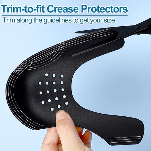 AlisOker 12 Pairs Anti Wrinkle Shoe Crease Protectors Sneaker Shoes Toe Box for Men's 7-12 in Kuwait