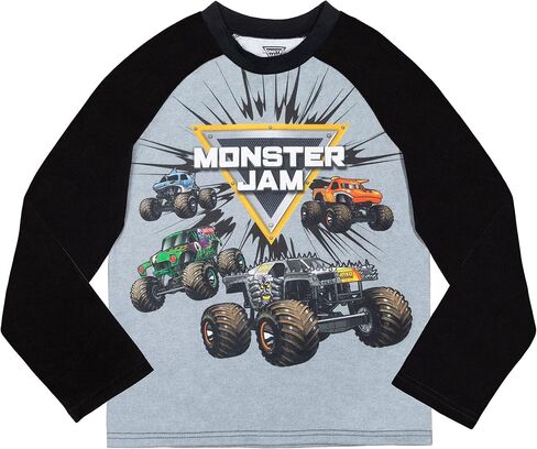 مجموعة سراويل بيجامة بأكمام طويلة من Monster Jam Trucks in Saudi Arabia