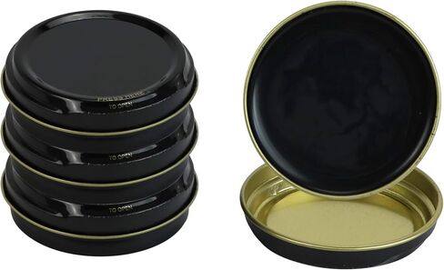 Iconikal Shoe Polish Paste, 1.35 Ounce Tin, Black, 4-Pack in Saudi Arabia