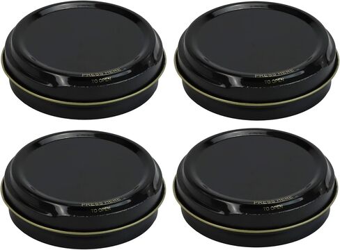 Iconikal Shoe Polish Paste, 1.35 Ounce Tin, Black, 4-Pack in Saudi Arabia