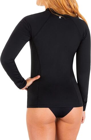 Hurley Women's Standard OAO Mock Neck Long Sleeve Rashguard in Saudi Arabia