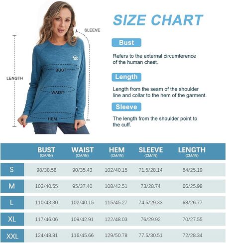 قميص MEETYOO النسائي للحماية من أشعة الشمس بعامل حماية من أشعة الشمس 50+ وأكمام طويلة وعامل حماية من الأشعة فوق البنفسجية، قميص حماية من الطفح الجلدي خفيف الوزن في الهواء الطلق in Kuwait