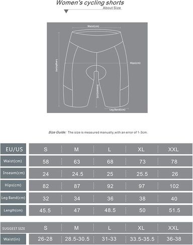 شورت ركوب الدراجات للسيدات من MUCUBAL مع شورت مضغوط مبطن ثلاثي الأبعاد للدراجات، والدوران، ودراجة الطريق in Kuwait