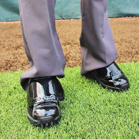 حذاء Umpire Shoe Reaction Pro Plate Lo للرجال من 3N2 - جلد حائز على براءة اختراع - أسود in Kuwait