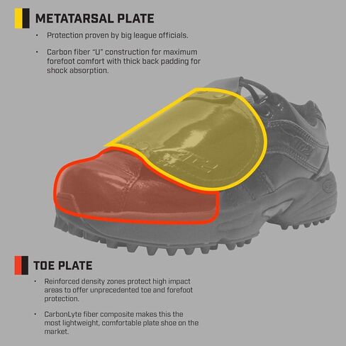 حذاء Umpire Shoe Reaction Pro Plate Lo للرجال من 3N2 - جلد حائز على براءة اختراع - أسود in Kuwait
