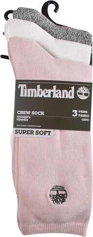 Timberland Women's 3-Pack Super Soft Crew Length Socks in Saudi Arabia