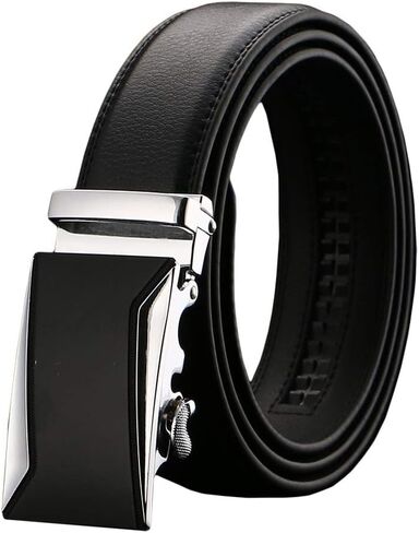 سيفيانتيا حزام بسقاطة للرجال، حزام جلد مصمم للرجال 1 3/8 انش للاحزمة الكاجوال in Kuwait