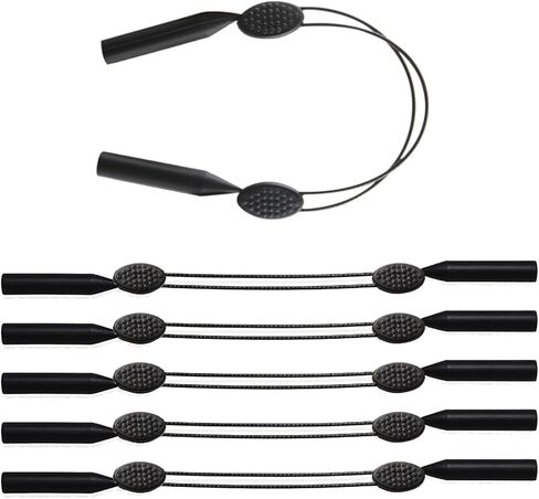 حزام النظارات الشمسية العائمة من Nlajizty، 6 قطع حبل نظارات عالمي قابل للتعديل، حزام سلسلة النظارات للرجال والنساء والأطفال in Kuwait