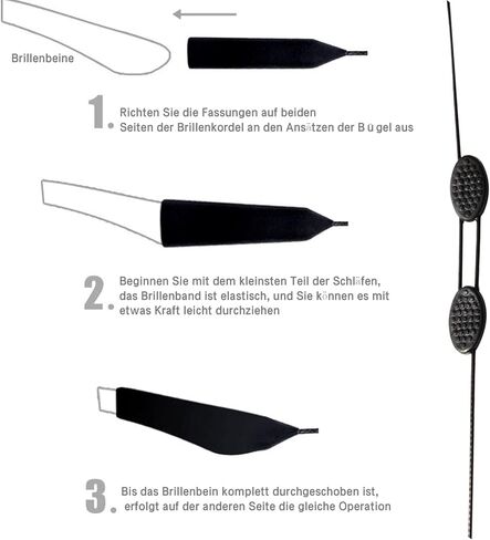 حزام النظارات الشمسية العائمة من Nlajizty، 6 قطع حبل نظارات عالمي قابل للتعديل، حزام سلسلة النظارات للرجال والنساء والأطفال in Kuwait