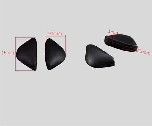 وسادة الأنف الشمسية ، BEHLINE استبدال النظارات الشمسية الأنف قطعة للنظارات الشمسية وإطارات النظارات، أسود in Kuwait