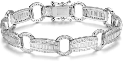 سوار التنس الرغيف الفرنسي الأنيق المكعّب بالزركونيا من NYC للسيدات in Kuwait