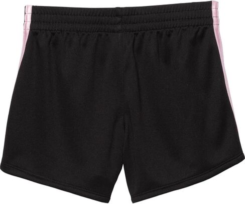 adidas Big Girls Mesh 3-Stripe Athletic Performance Shorts with Stripes in Saudi Arabia