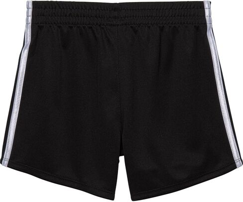 adidas Big Girls Mesh 3-Stripe Athletic Performance Shorts with Stripes in Saudi Arabia