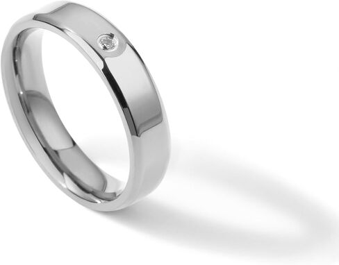 خواتم الذكرى السنوية المطلية بالذهب عيار 14 قيراط بشكل دائري من الزركونيا المكعبة | خاتم القبة الذهبية للنساء | فرقة زفاف لها in Kuwait