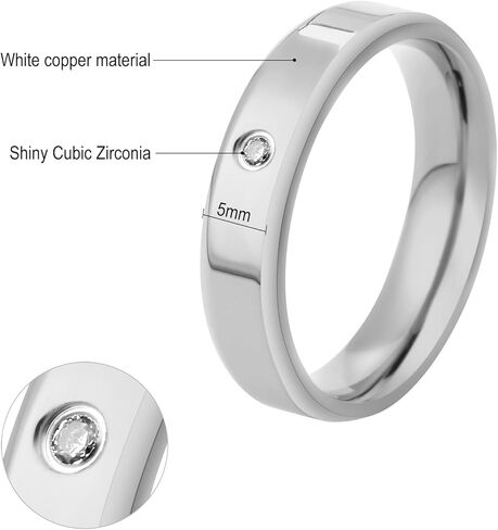 خواتم الذكرى السنوية المطلية بالذهب عيار 14 قيراط بشكل دائري من الزركونيا المكعبة | خاتم القبة الذهبية للنساء | فرقة زفاف لها in Kuwait