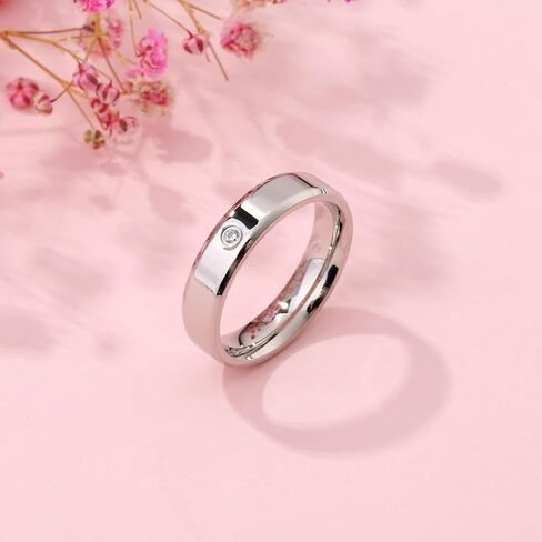 خواتم الذكرى السنوية المطلية بالذهب عيار 14 قيراط بشكل دائري من الزركونيا المكعبة | خاتم القبة الذهبية للنساء | فرقة زفاف لها in Kuwait