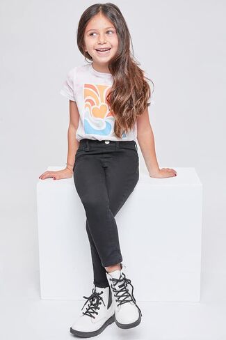 YMI Toddler Girl Elastic Waist Pull on Skinny Jean in Saudi Arabia