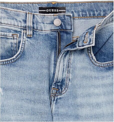 GUESS girls Eco Stretch Denim Distressed Straight Leg Jeans Jeans in Saudi Arabia