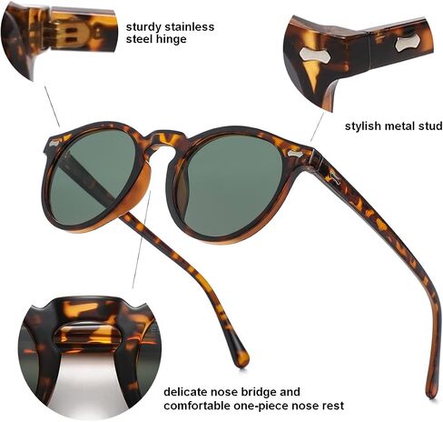 Gleyemor Kids Polarized Cute Round Sunglasses for Kids Girls Boys Age 3-8 in Saudi Arabia