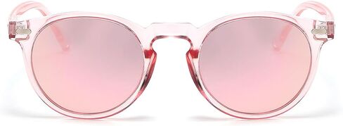 Gleyemor Kids Polarized Cute Round Sunglasses for Kids Girls Boys Age 3-8 in Saudi Arabia