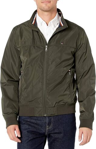 Tommy Hilfiger Men's Performance Faux Memory Bomber Jacket in Saudi Arabia