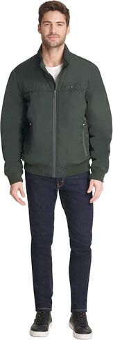 Tommy Hilfiger Men's Performance Faux Memory Bomber Jacket in Saudi Arabia
