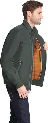 Tommy Hilfiger Men's Performance Faux Memory Bomber Jacket in Saudi Arabia