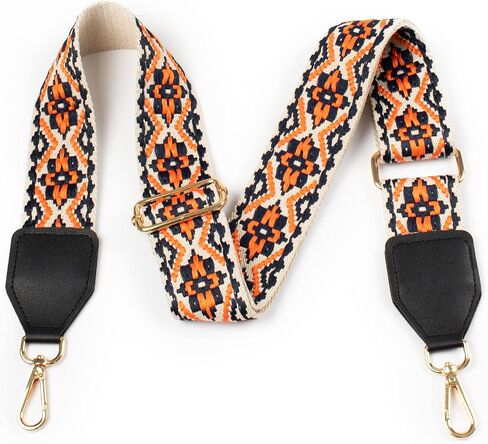 Wide Purse Strap, 2" Adjustable Leather Purse Strap, Replacement Crossbody Handbag Strap for Cross Body Bag Guitar Bag Strap in Saudi Arabia