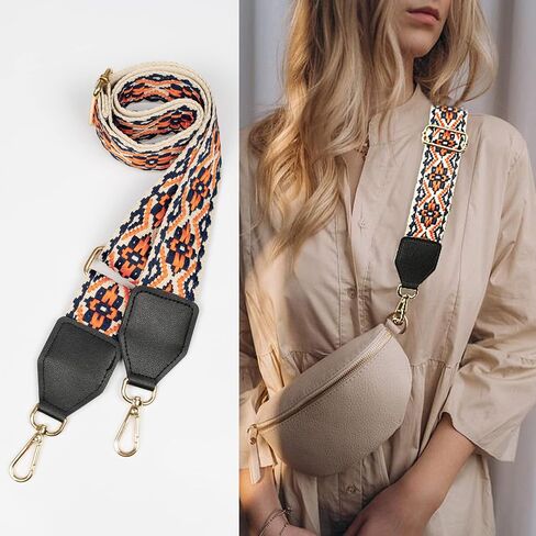 Wide Purse Strap, 2" Adjustable Leather Purse Strap, Replacement Crossbody Handbag Strap for Cross Body Bag Guitar Bag Strap in Saudi Arabia