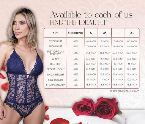 One Piece Lace Bodysuit, Sexy Teddy Lingerie, Beautiful and Sophisticated Body in Kuwait