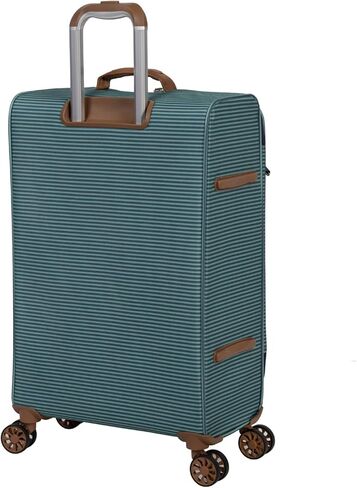 it Bag Beach Stripes 34" Softside Checked 8 Wheel Spinner، أزرق مخضر in Kuwait