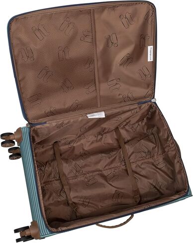it Bag Beach Stripes 34" Softside Checked 8 Wheel Spinner، أزرق مخضر in Kuwait