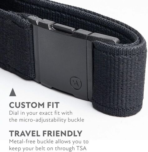 Arcade Belts A2 Slim Adventure Belt: Heavy Duty Stretch, Metal Free Buckle in Saudi Arabia