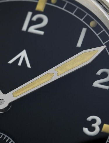 سوار ساعة Militado D12 مصنوع من جلد كريستال الياقوت مقبب، مع حزام ساعة من النايلون 20 ملم، ساعات عسكرية على الطراز العسكري in Kuwait