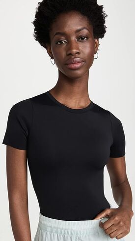 Good American Women's Scuba Tee Thong Bodysuit in Saudi Arabia