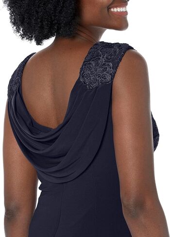 Alex Evenings Women's Long Cowl Back Dress (Petite and Regular) in Saudi Arabia