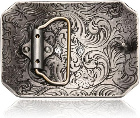 MASOP VOGU Men's Western Belt Buckles Longhorn Bull Belt Buckle American Flag Cowboy Country Belts for Men in Kuwait