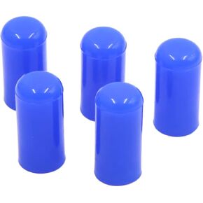 uxcell 5Pcs 8mm 5/16" Silicone Blanking Cap Intake Vacuum Hose Tube End Bung Blue