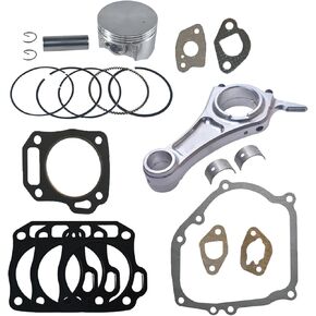 Billet Rod（3.323） Kit With bearing inserts and 68mm Flat Top Piston for Honda GX200 Clone Engine