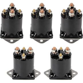 RANSOTO 5Pcs 36V 4 Terminals Solenoids Replace# 8016 Compatible with 1976-1998 Club Car DS Golf Cart