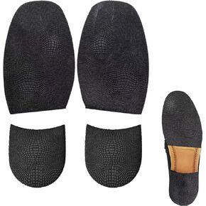 نصف نعل مطاطي وكعوب لإصلاح الأحذية بنفسك، استبدال إصلاح النعل المضاد للانزلاق ونعال نصف مطاطية لأسفل الأحذية (أسود) in Kuwait