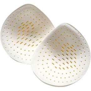 Bra Pads Inserts, 1Pair Thailand Naturel Latex Bras Removable Chest Cushion Breast Pad for Sports Bra or Swimsuit