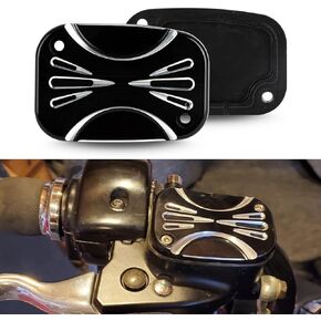 Clutch Master Cylinder Covers, PSLER Front Brake Master Cylinder Fluid Reservoir Cap for Touring, Road King, Electra Glide, Street Glide and Road Glide