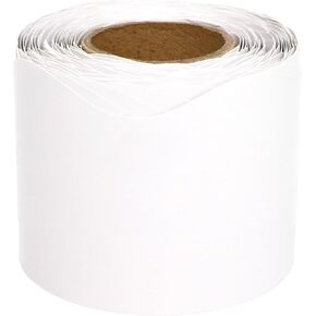 White Bulletin Board Border Scalloped Border Trim for Classroom 52ft