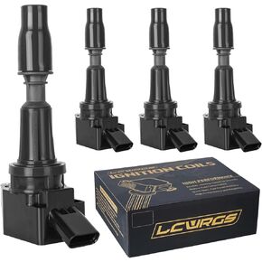 Set of 4 Ignition Coils Fits for 2015 2016 2017 2018 2019 Hyundai Sonata Santa Fe Sport Kia Optima Sorento Sportage 2.0 2.4 L4 Coil Packs Replaces# UF764