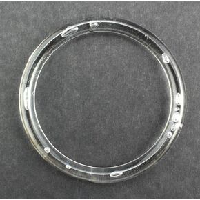 4" Clear Plastic Rings 12 Pieces