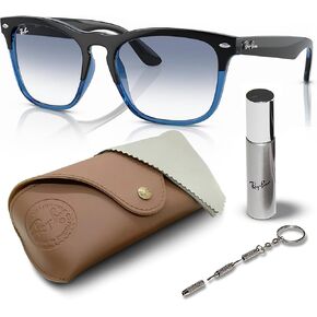 Ray-Ban RB4487 STEVE Square Shape Sunglasses With Eyewear Kit Bundle - High Bridge Fit - Casual Wear Square Sunglasses