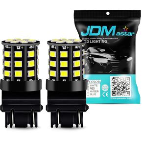 JDM ASTAR Super Bright AX-2835 Chipsets 3056 3156 3057 3157 LED Bulbs,Xenon White (Only used for backup reverse lights)