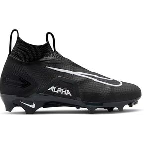Nike Alpha Menace Elite 3 CT6648-010 Black-Iron Grey-White Men's Football Cleats 9 US