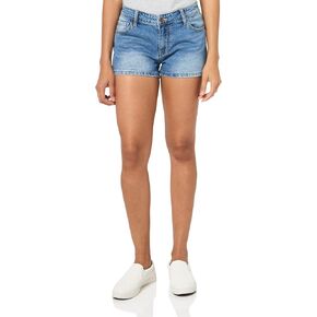 UNIONBAY Women's Christa Embroidered Back Pocket Denim Short